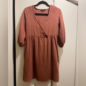 Madewell dress xxs pink